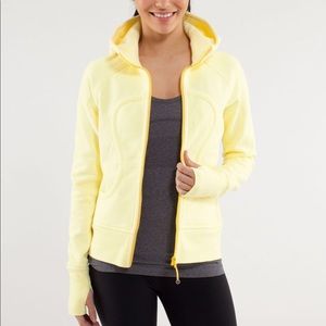 Lululemon yellow scuba hoodie